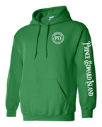 Born & Raised PEI Left Chest and Sleeve Pullover Hoodie - Unisex