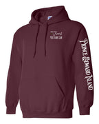 A piece of my Heart PEI Tartan Left Chest and Sleeve Pullover Hoodie - Unisex
