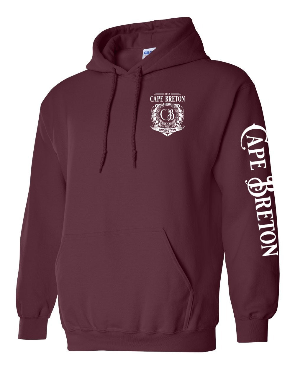 It's a CB thing Left Chest and Sleeve Pullover Hoodie - Unisex
