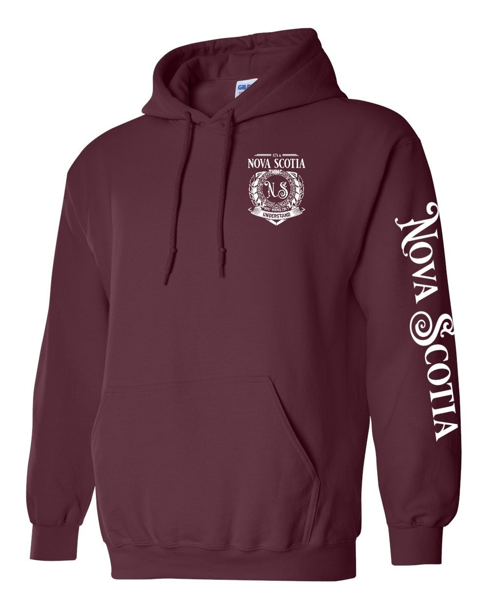 It's a NS thing Left Chest and Sleeve Pullover Hoodie - Unisex