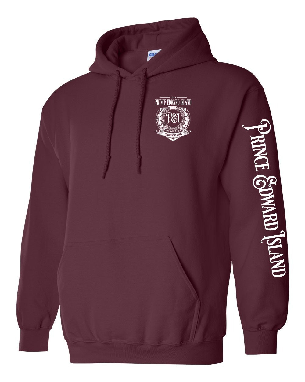 It's a PEI thing Left Chest and Sleeve Pullover Hoodie - Unisex