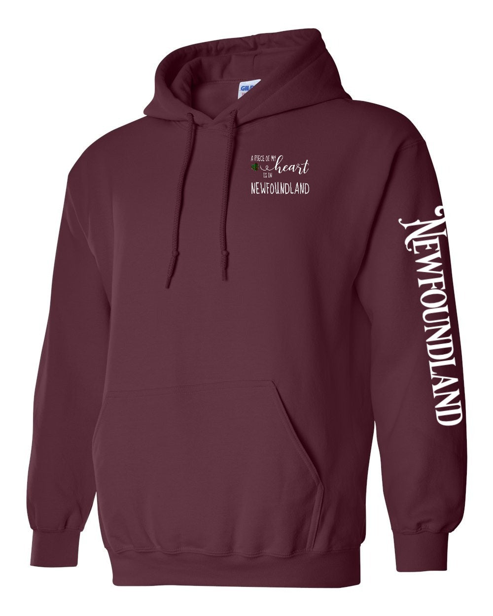 A piece of my heart NFLD tartan Left Chest and Sleeve pullover - Unisex