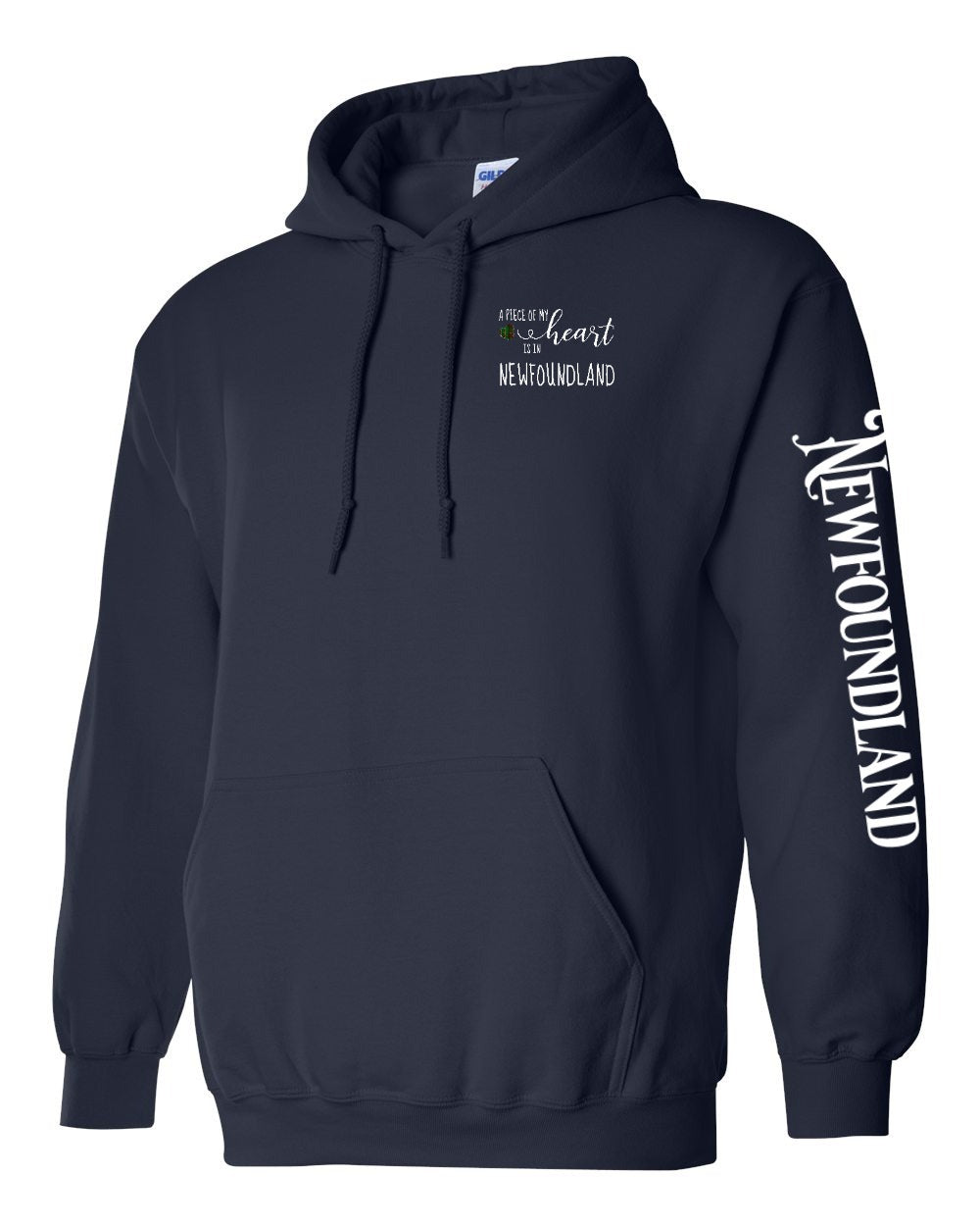 A piece of my heart NFLD tartan Left Chest and Sleeve pullover - Unisex