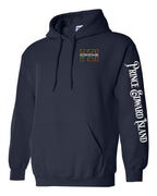 PEI Saltwater Raised Left Chest and Sleeve Pullover Hoodie - Unisex