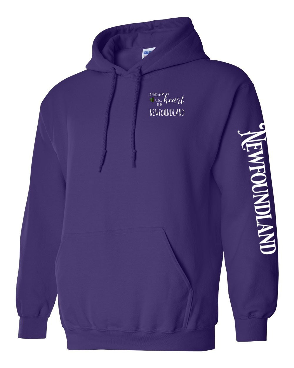 A piece of my heart NFLD tartan Left Chest and Sleeve pullover - Unisex