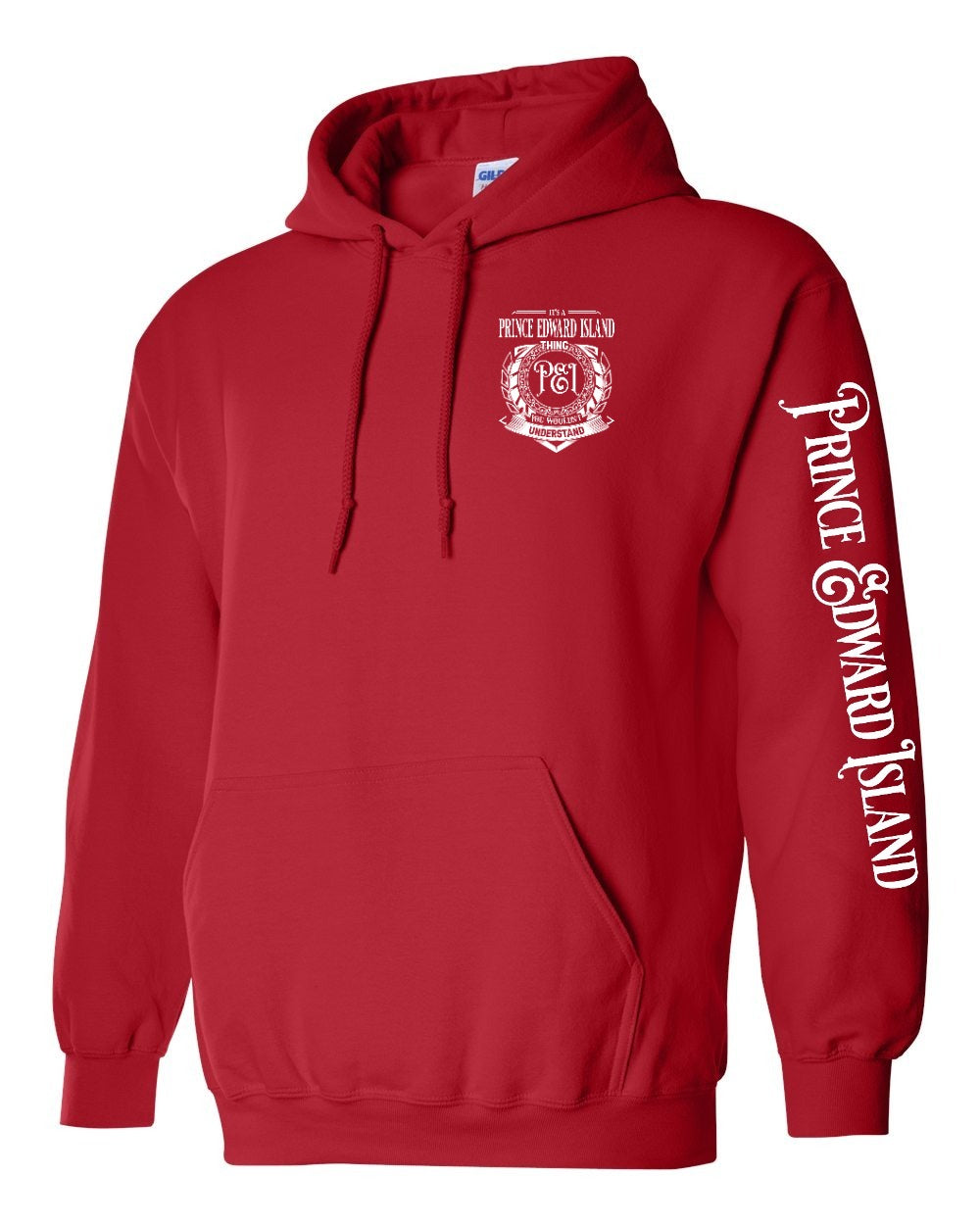 It's a PEI thing Left Chest and Sleeve Pullover Hoodie - Unisex