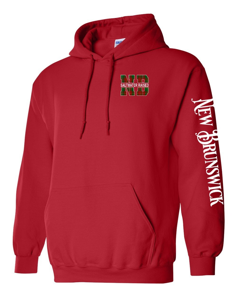 Saltwater Raised NB Left Chest and Sleeve Pullover Hoodie - Unisex
