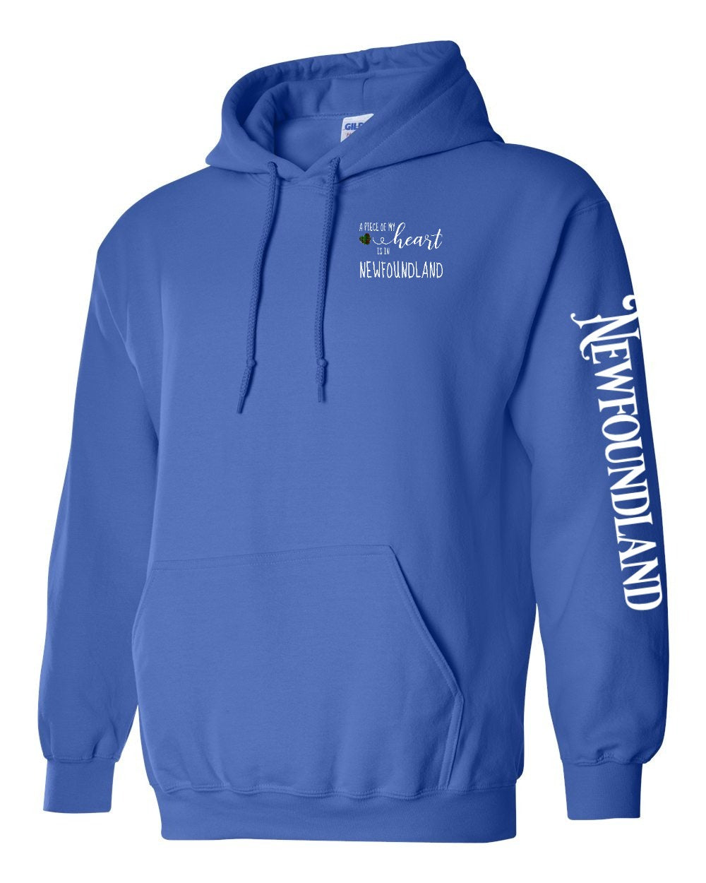 A piece of my heart NFLD tartan Left Chest and Sleeve pullover - Unisex