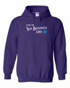 Living the NB Life blue Pullover Hoodie - Unisex