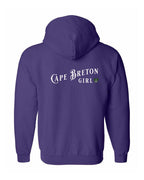 CB Girl Tartan Left Chest and Back Zip Hoodie - Unisex