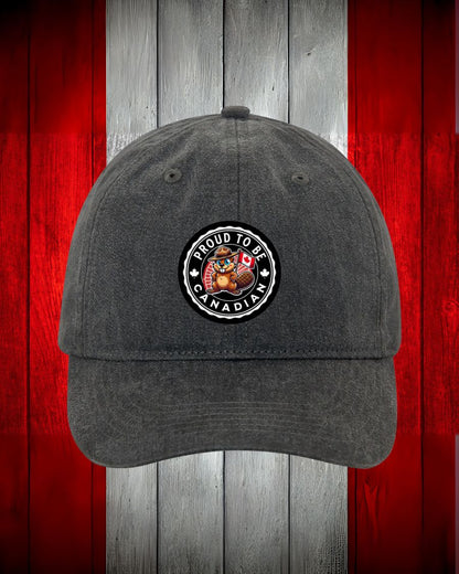 Proud to be Canadian Beaver design Hat