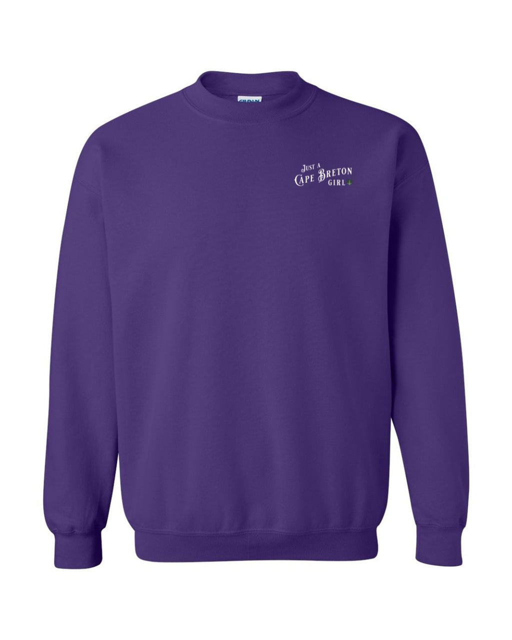 Just a CB Girl Tartan Left Chest and Back Crewneck Sweatshirt - Unisex