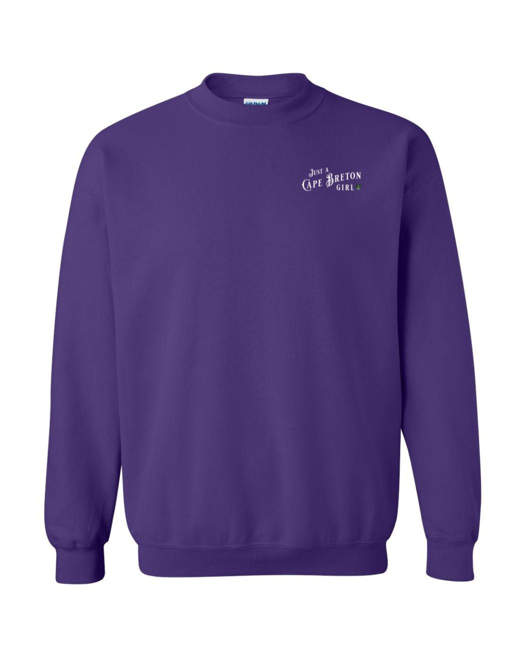 Just a CB Girl Tartan Left Chest and Back Crewneck Sweatshirt - Unisex