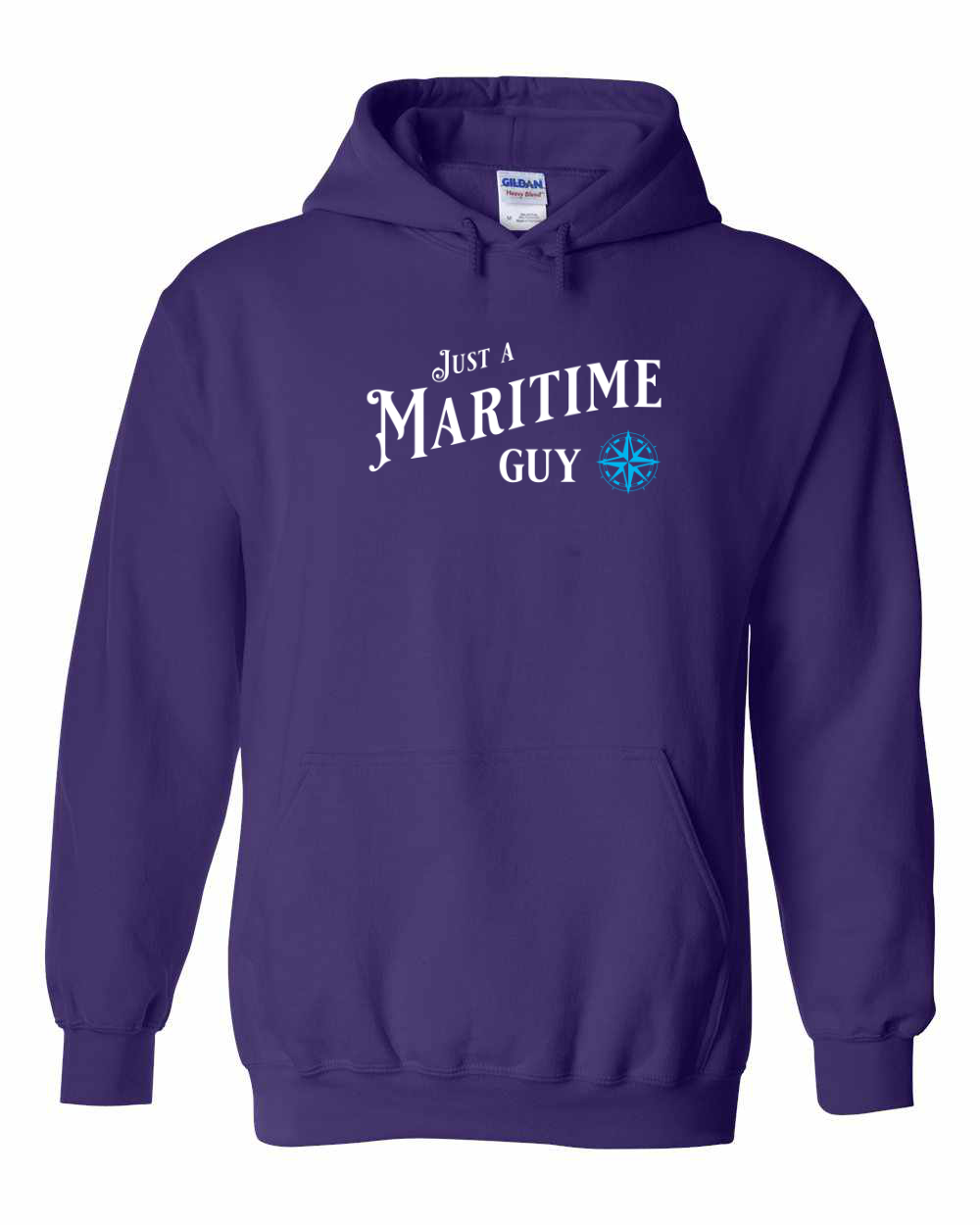 Just a maritime Guy Blue Pullover Hoodie - Unisex