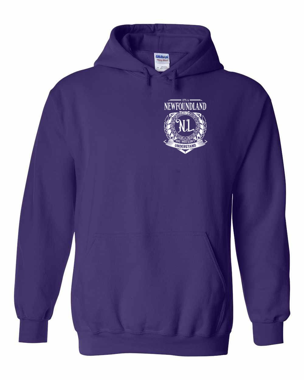 It's  A NFLD Thing Left Chest and Back Pullover Hoodie - Unisex