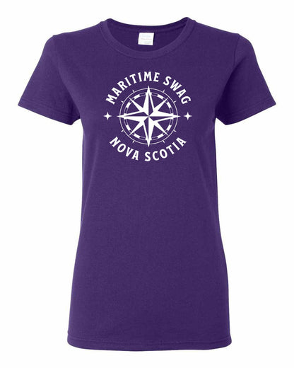Maritime Swag Nova Scotia Compass Full womens-tee