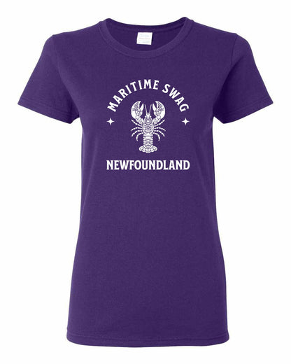 Maritime Swag Newfoundland Mandala white Lobster Full Women's Tee