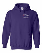 A piece of My heart in NS (Red Heart) Left Chest and Back Pullover Hoodie - Unisex