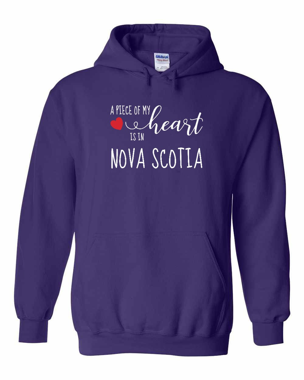 A piece of My heart in NS (Red Heart) Pullover Hoodie - Unisex
