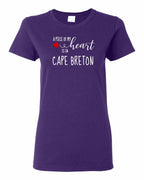 A piece of My heart in CB (Red Heart) Women's Tee