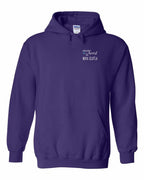 A piece of My heart in NS Tartan Heart Left Chest Pullover Hoodie - Unisex