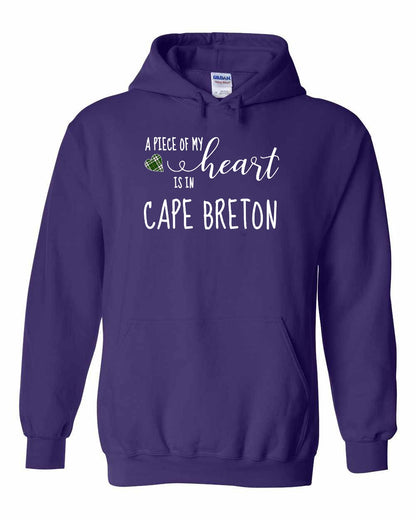 A piece of My heart in Cape Breton (Tartan Heart) Full Pullover Hoodie