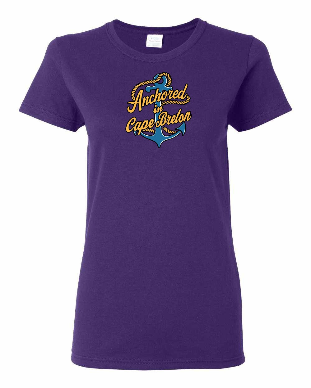 Anchored in Cape Breton (New Design) Full Women's Tee
