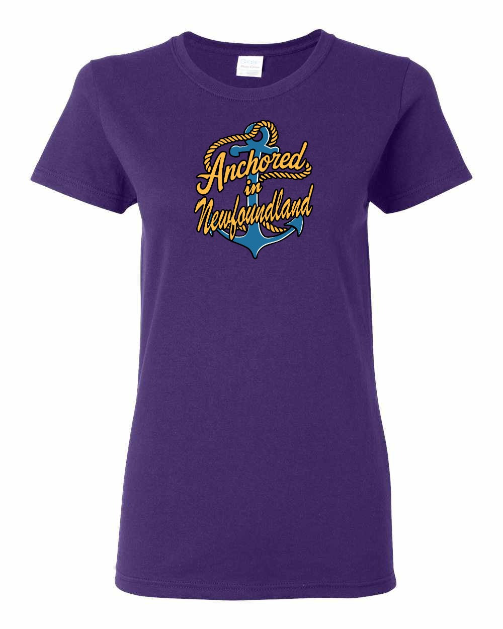 Anchored in Newfoundland (New Design) Full Women's Tee