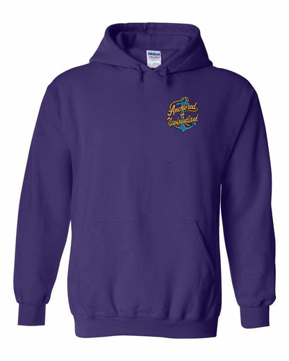 Anchored in Newfoundland (New Design) Left Chest and Back Pullover