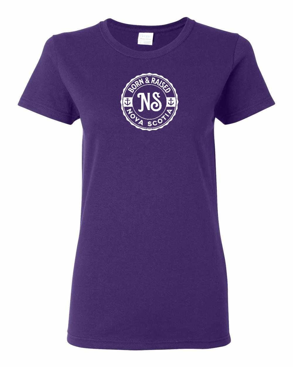 Born & Raised Nova Scotia Full womens-tee