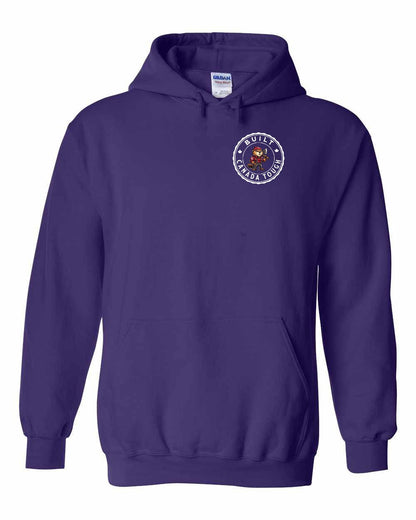 Built Canada Tough Male Beaver Left Chest and Back Pullover