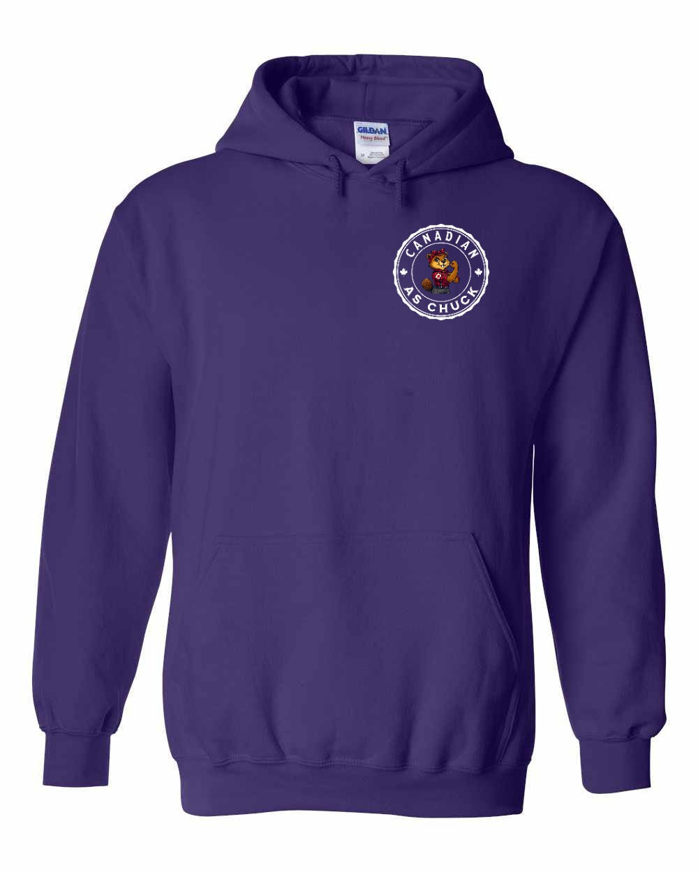 CDN as Chuck Rosie Flex Left Chest and Back Pullover Hoodie - Gildan Canada (sewn Internationally) - Unisex