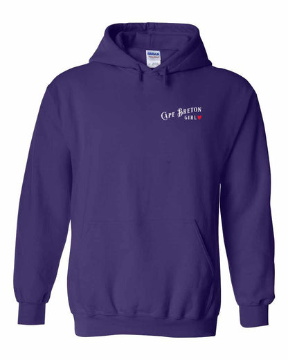Cape Breton Girl Left Chest and Back Pullover Hoodie