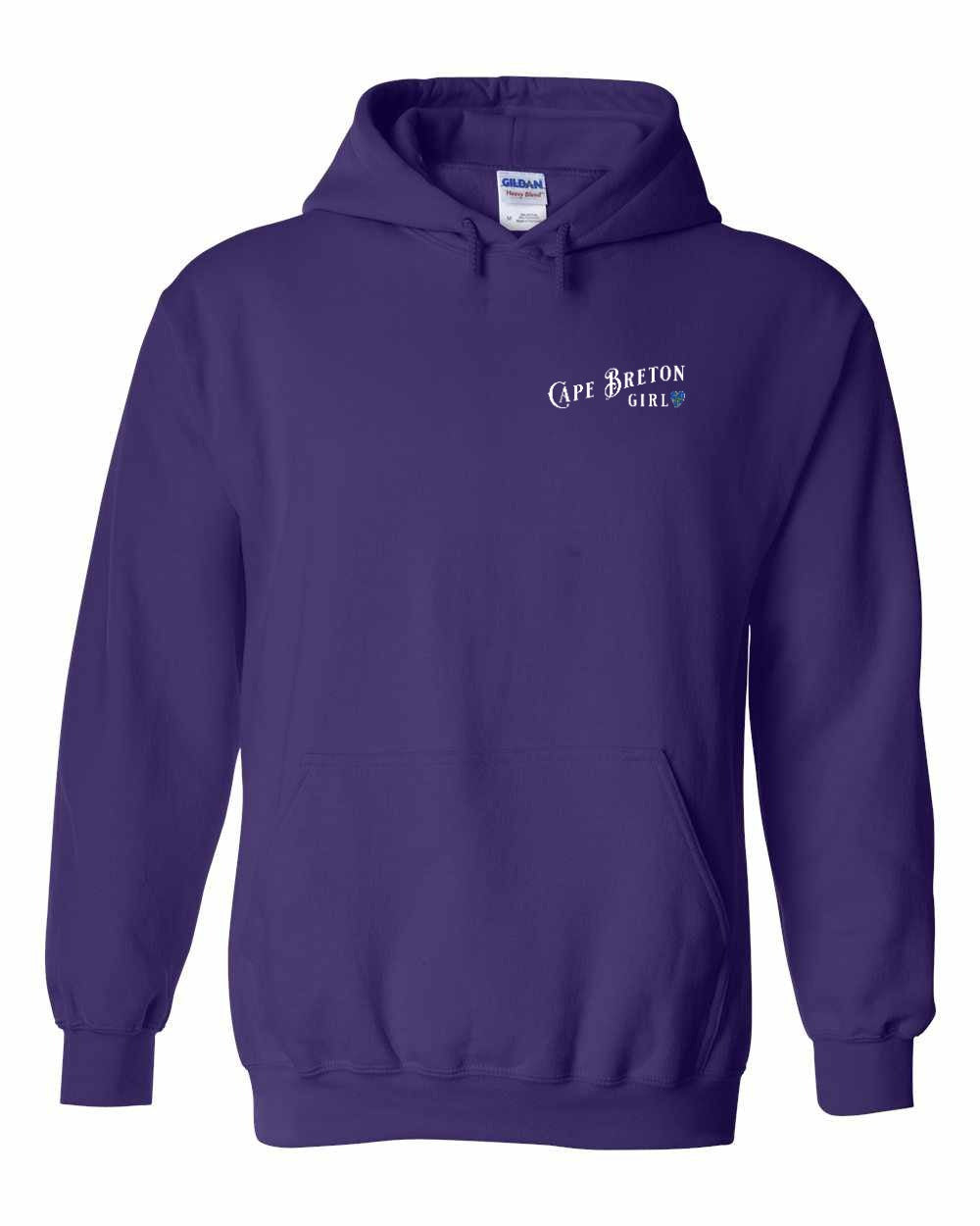 Cape Breton Girl Tartan Left Chest Pullover Hoodie