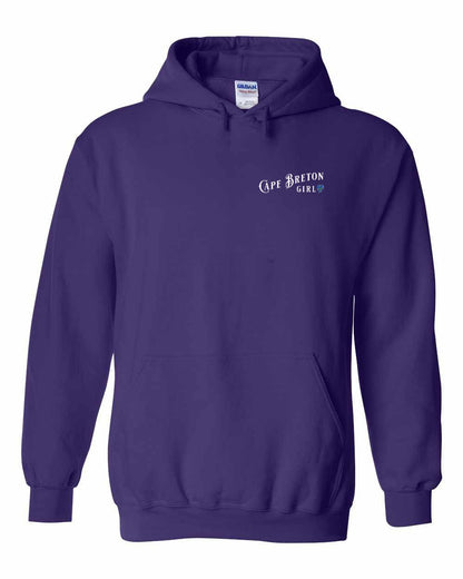 Cape Breton Girl Tartan Left Chest Pullover Hoodie