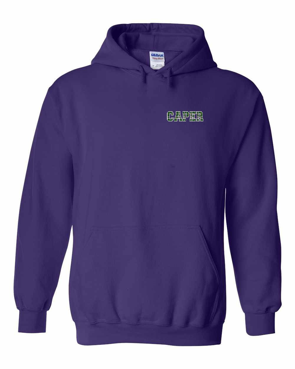 Caper Left Chest and Back Pullover Hoodie - Unisex
