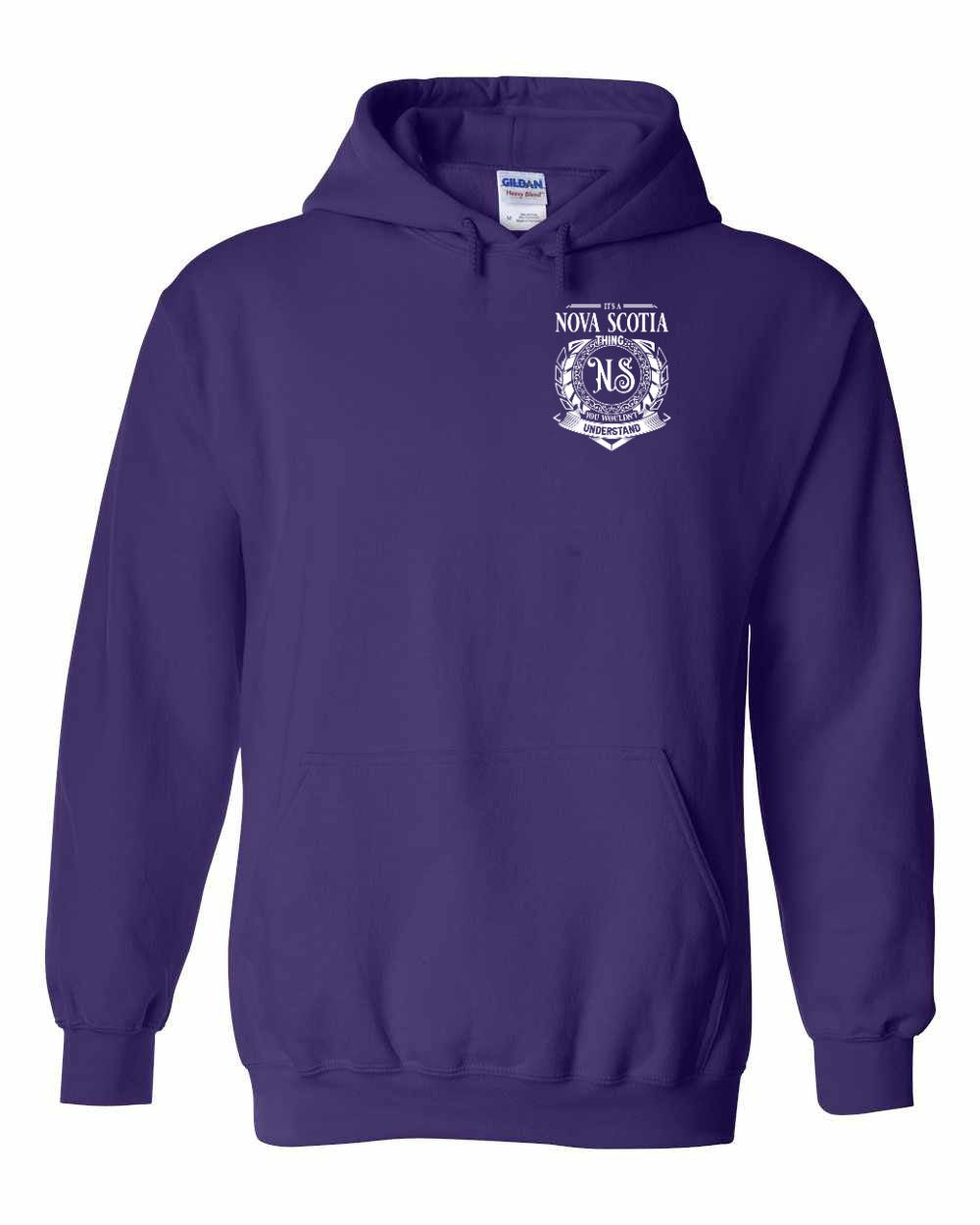 It's  A Nova Scotia Thing Left Chest pullover