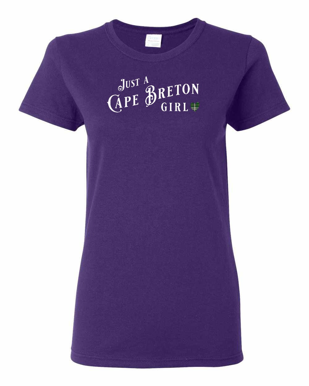 Just a Cape Breton Girl Tartan Full Women's Tee
