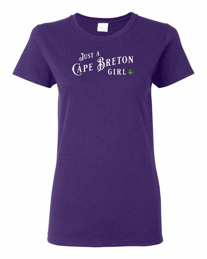 Just a Cape Breton Girl Tartan Full Women's Tee