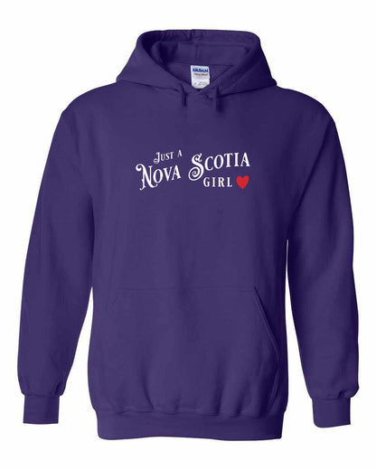 Just a Nova Scotia Girl Red Heart Full pullover