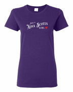 Just a NS Girl Red Heart Women's Tee