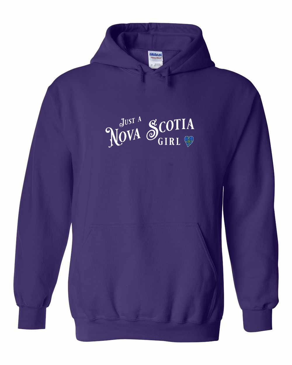 Just a Nova Scotia Girl Tartan Full pullover