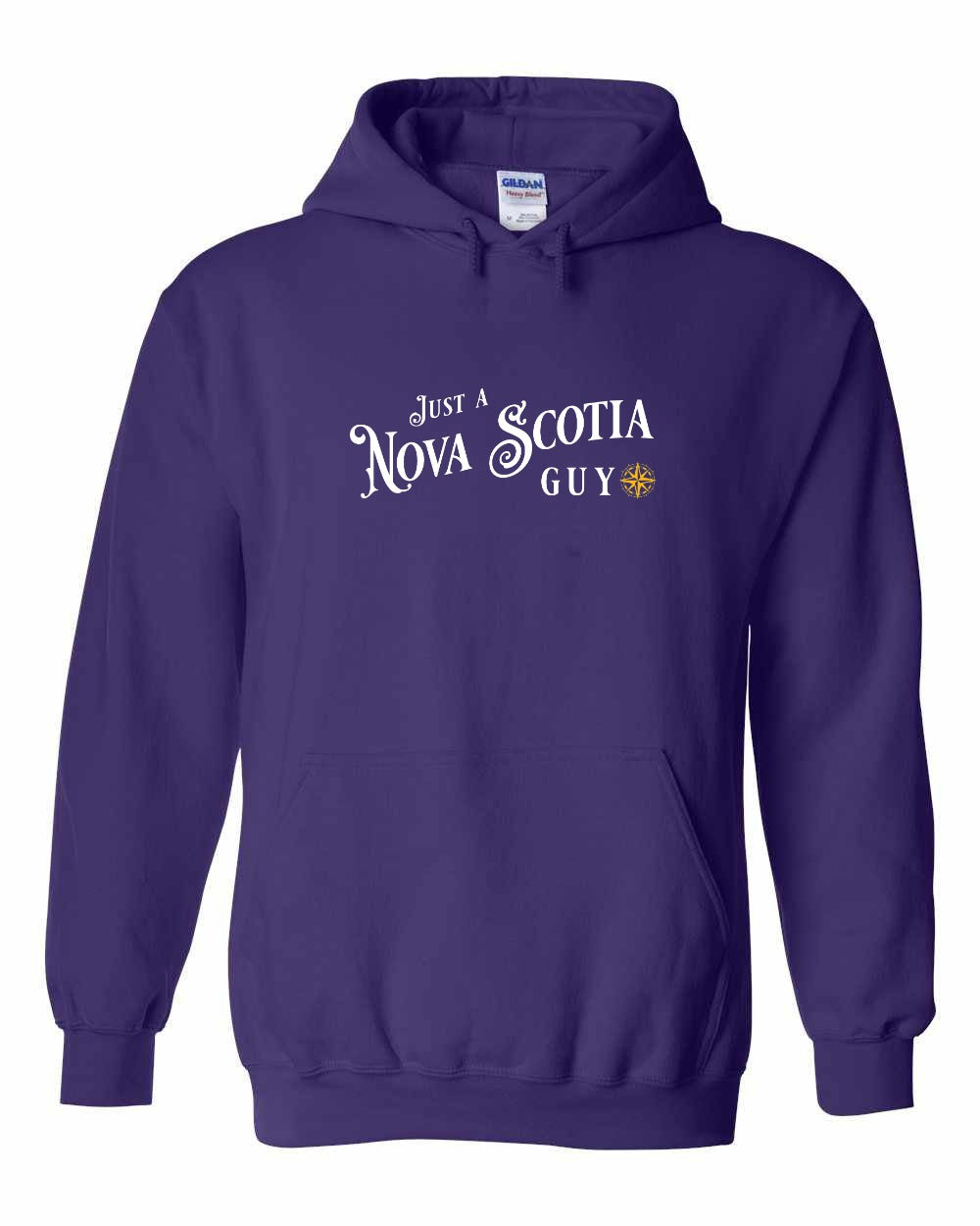 Just a NS Guy Yellow Compass Pullover Hoodie - Unisex