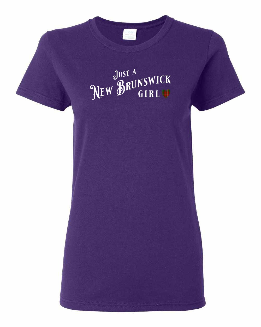Just a New Brunswick Girl Tartan Full Women's Tee