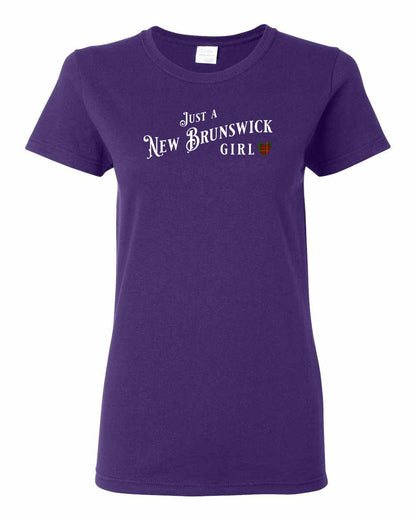 Just a New Brunswick Girl Tartan Full Women's Tee