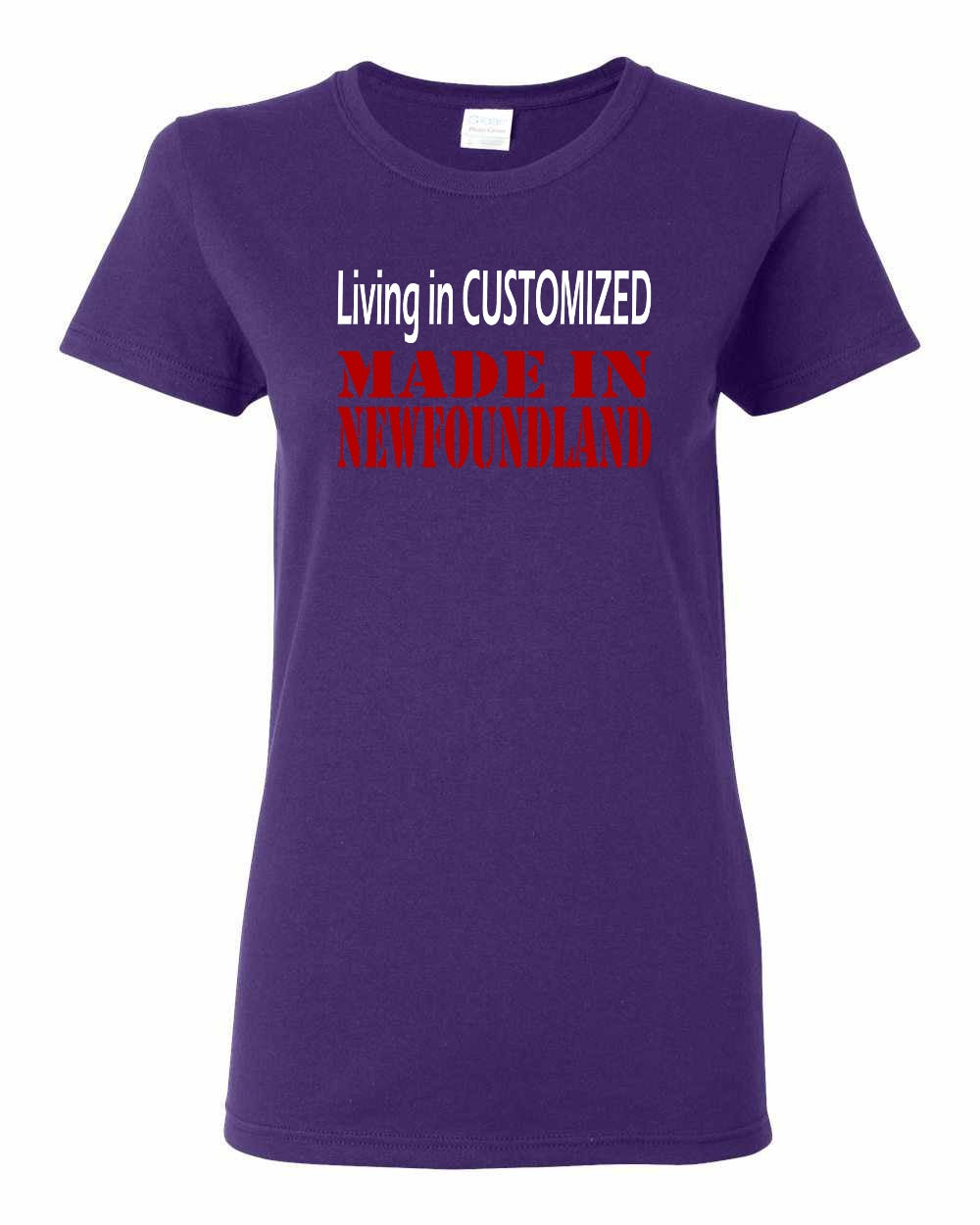 Living in Custom Made in Newfoundland Full Women's Tee