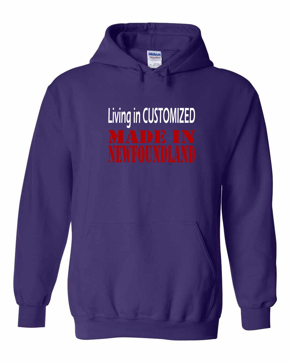 Living in Custom Made in NFLD Pullover Hoodie - Unisex