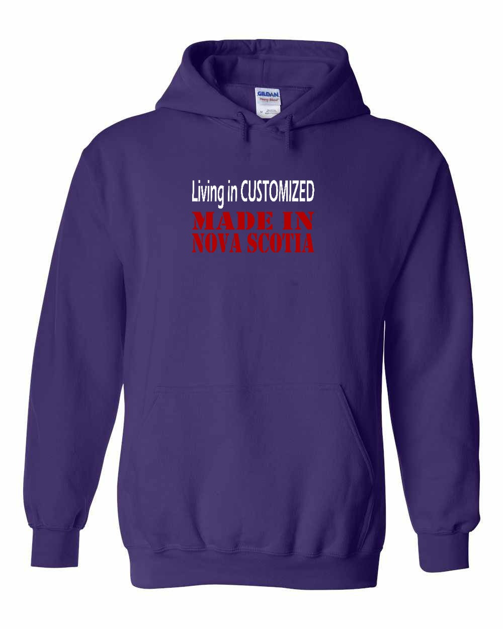 Living in Custom Made in NS Pullover Hoodie - Unisex