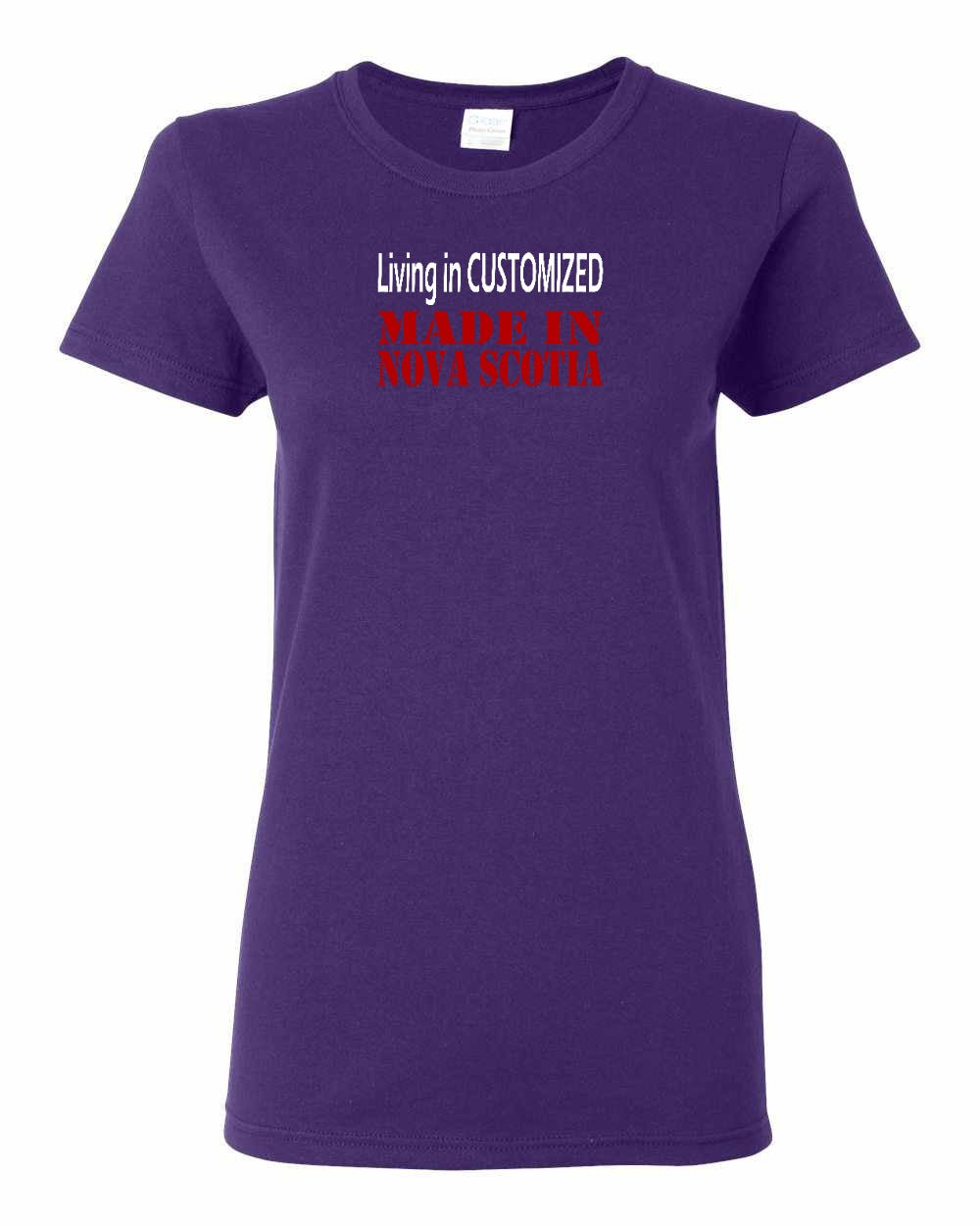 Living in Custom Made in Nova Scotia Full womens-tee