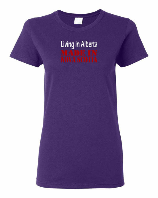 Living Alberta Made in Nova Scotia Full womens-tee